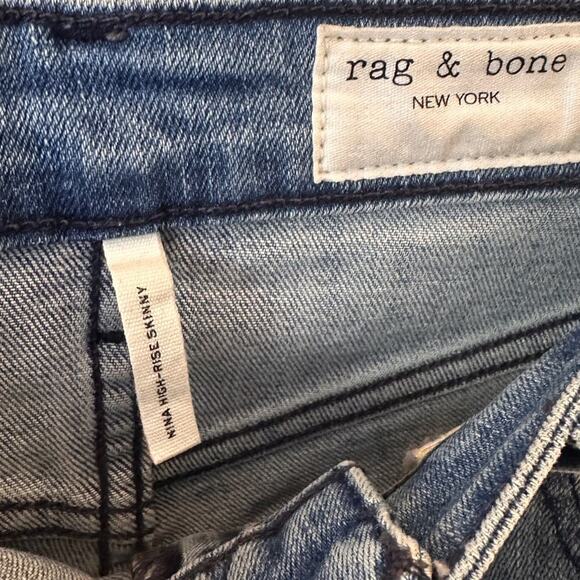 Nina High Waist Ankle Skinny Jeans Size 24 / 0 - Picture 7 of 14